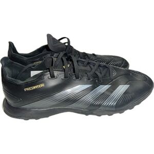 Adidas Predator League TF Turf Black Silver Gold Soccer Shoe IF6377 Mens Size 13